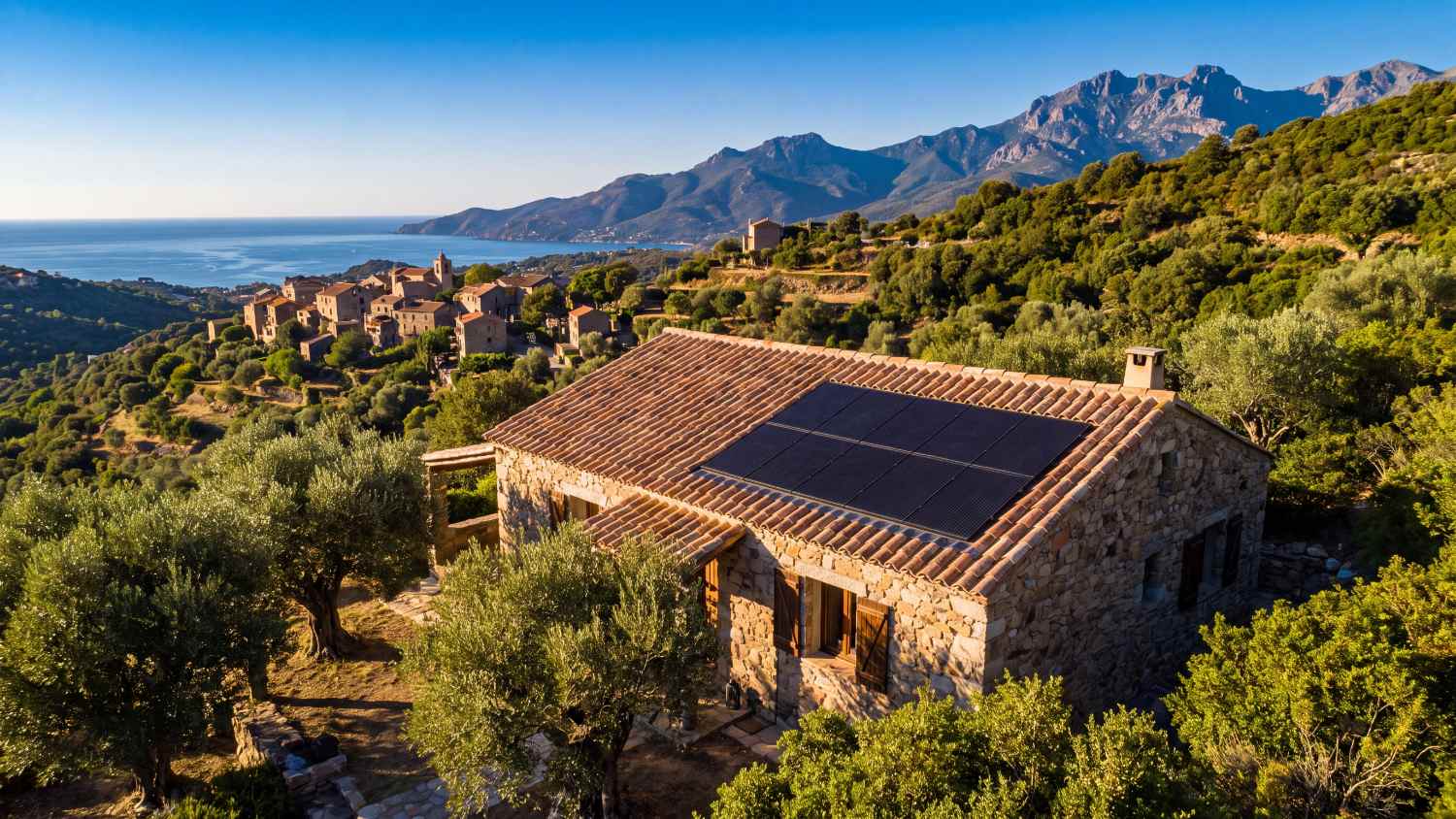 toiture photovoltaïque Corse